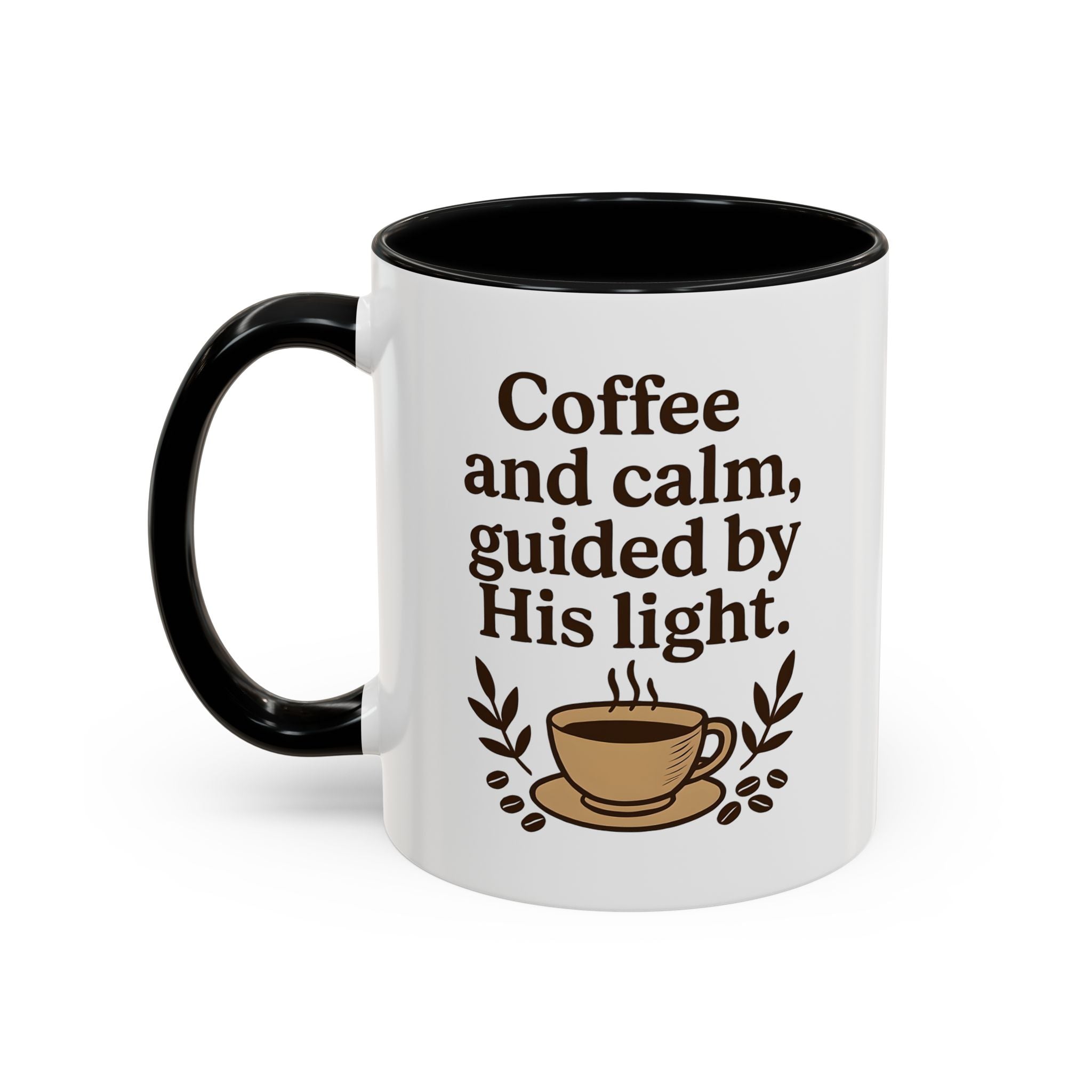 Coffee and calm, guided by His light. | Coffee Mug