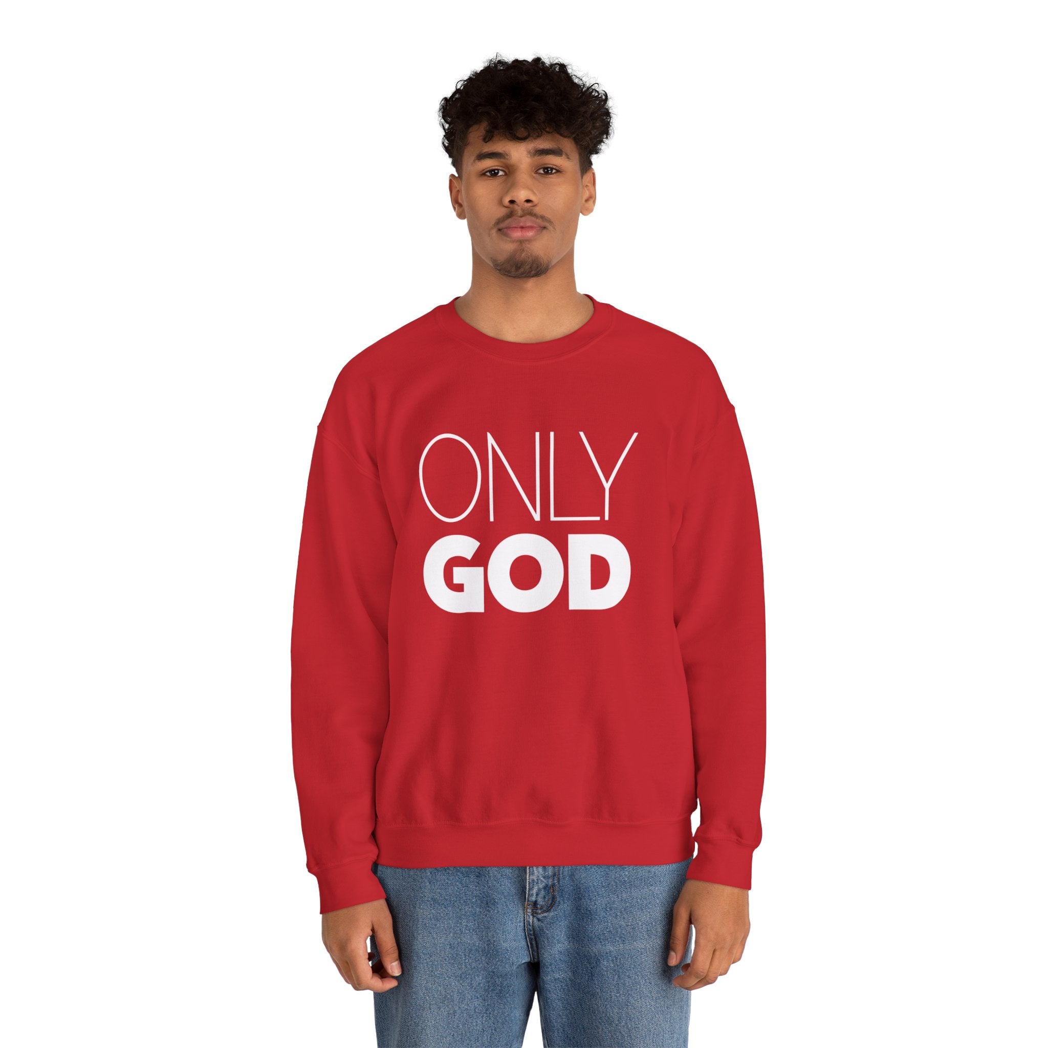 Only God | Unisex Heavy Blend™ Crewneck Sweatshirt