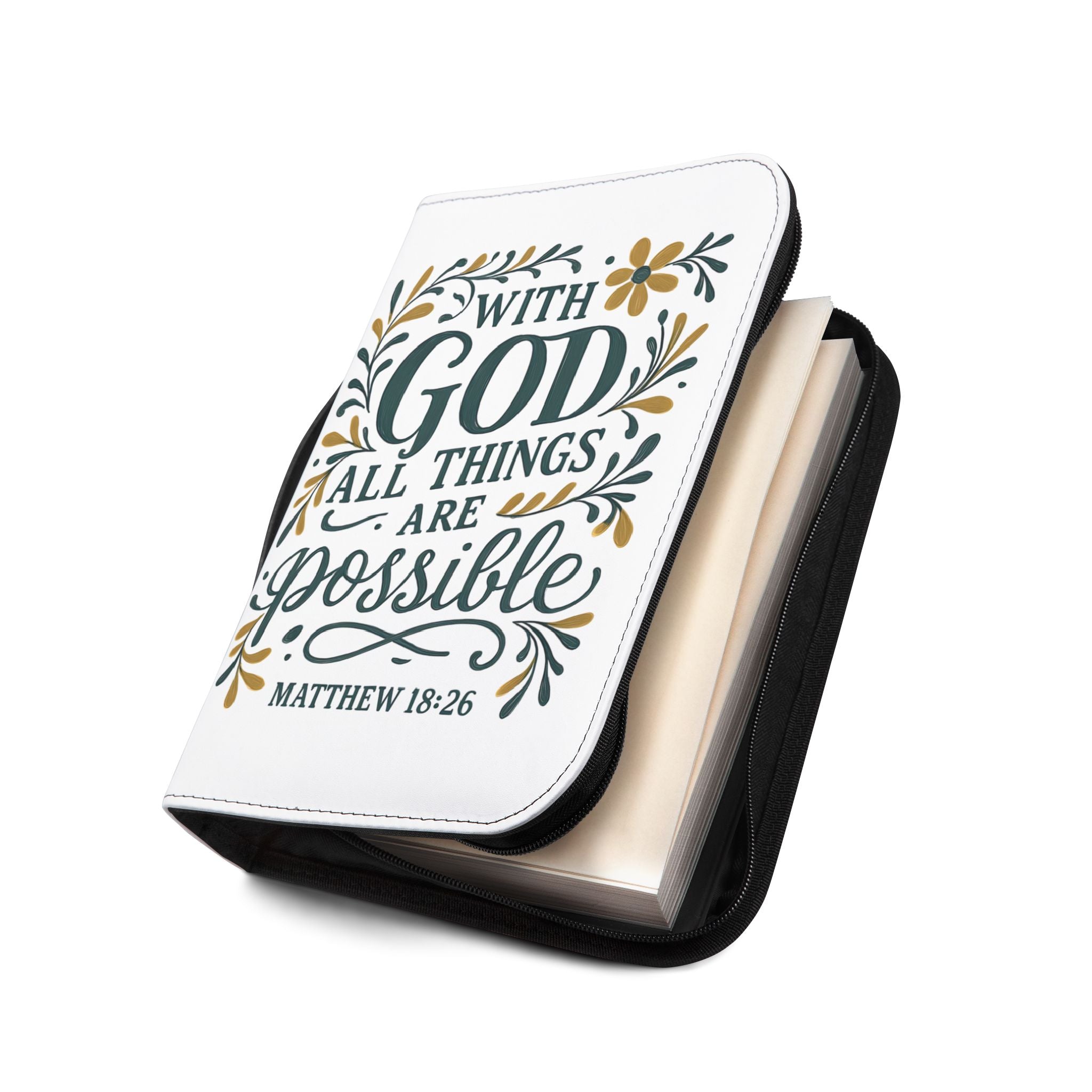 With God all things are possible. – Matthew 19:26 | Bible Cover