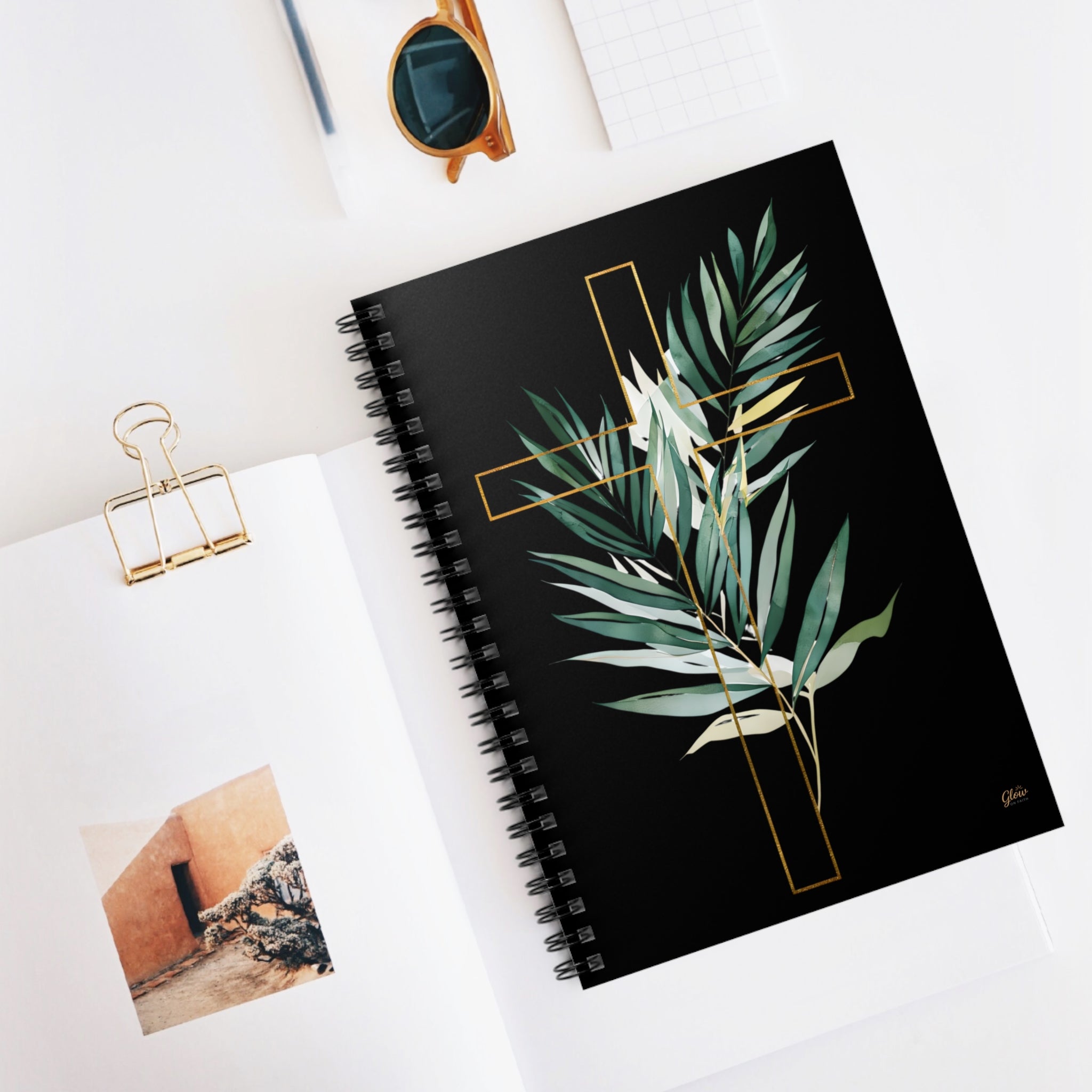 Cross Spiral Notebook