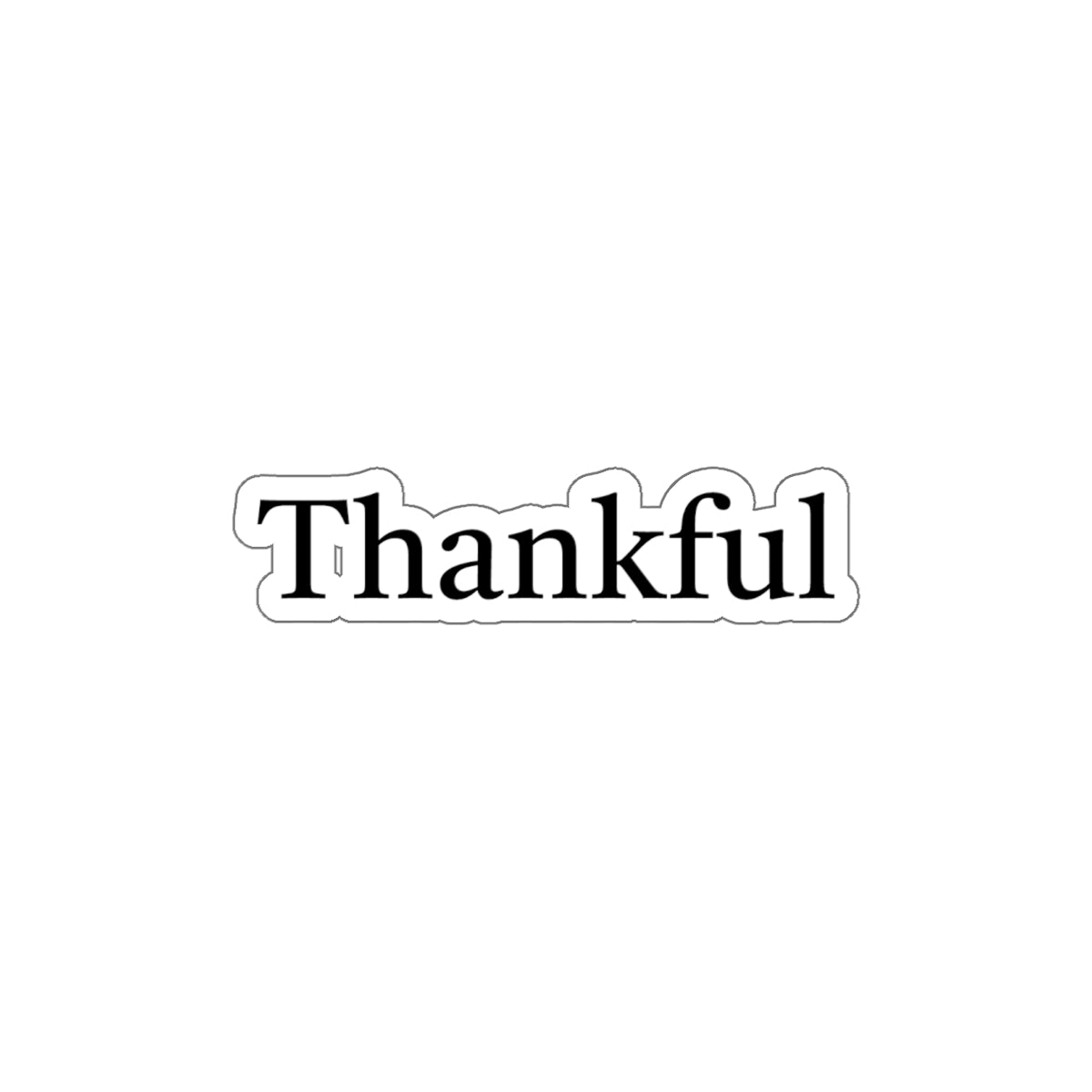Thankful Die-Cut Stickers