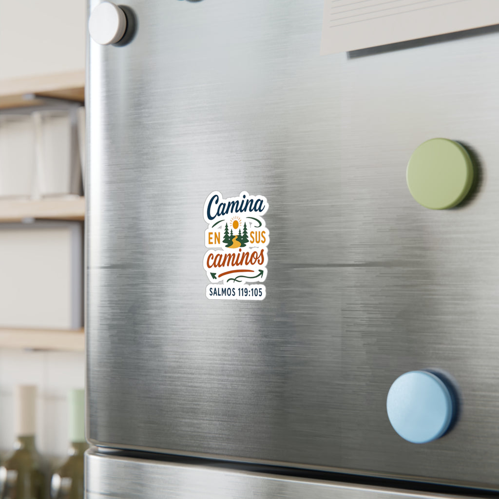 Camina en sus caminos | Kiss-Cut Sticker