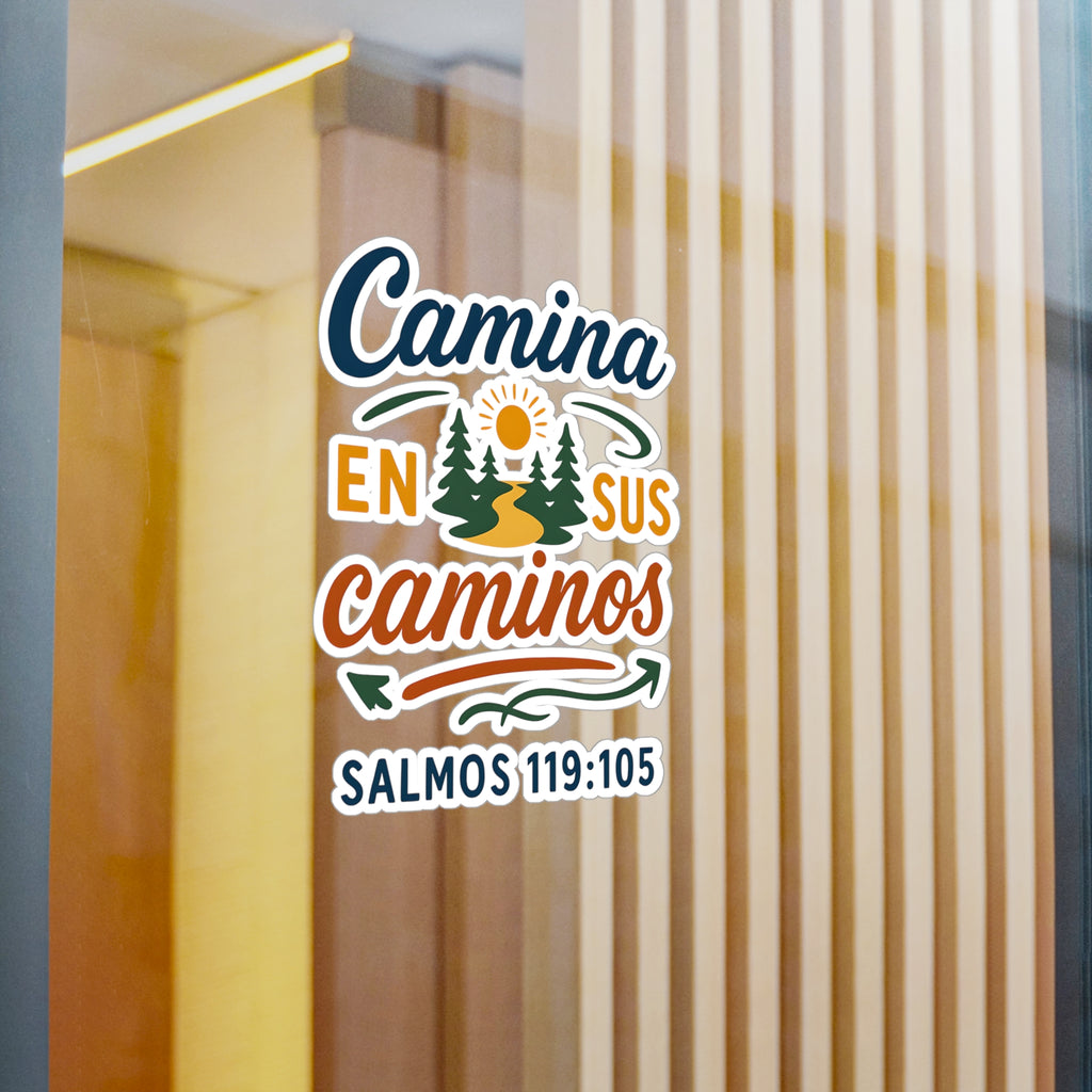 Camina en sus caminos | Kiss-Cut Sticker