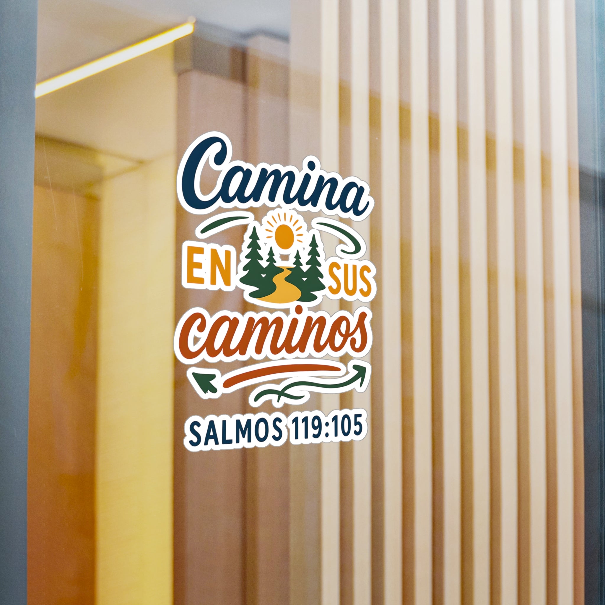 Camina en sus caminos | Kiss-Cut Sticker