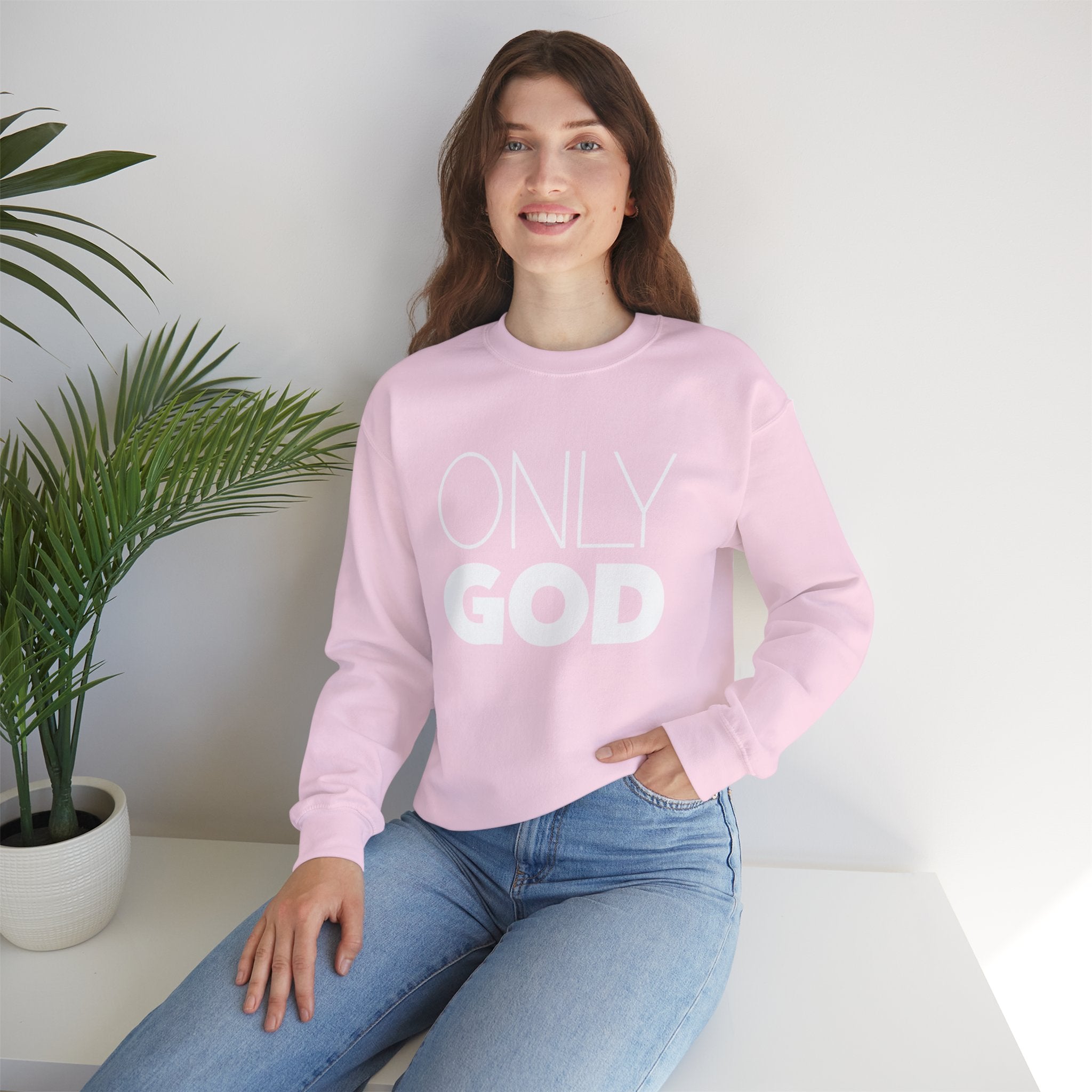 Only God | Unisex Heavy Blend™ Crewneck Sweatshirt