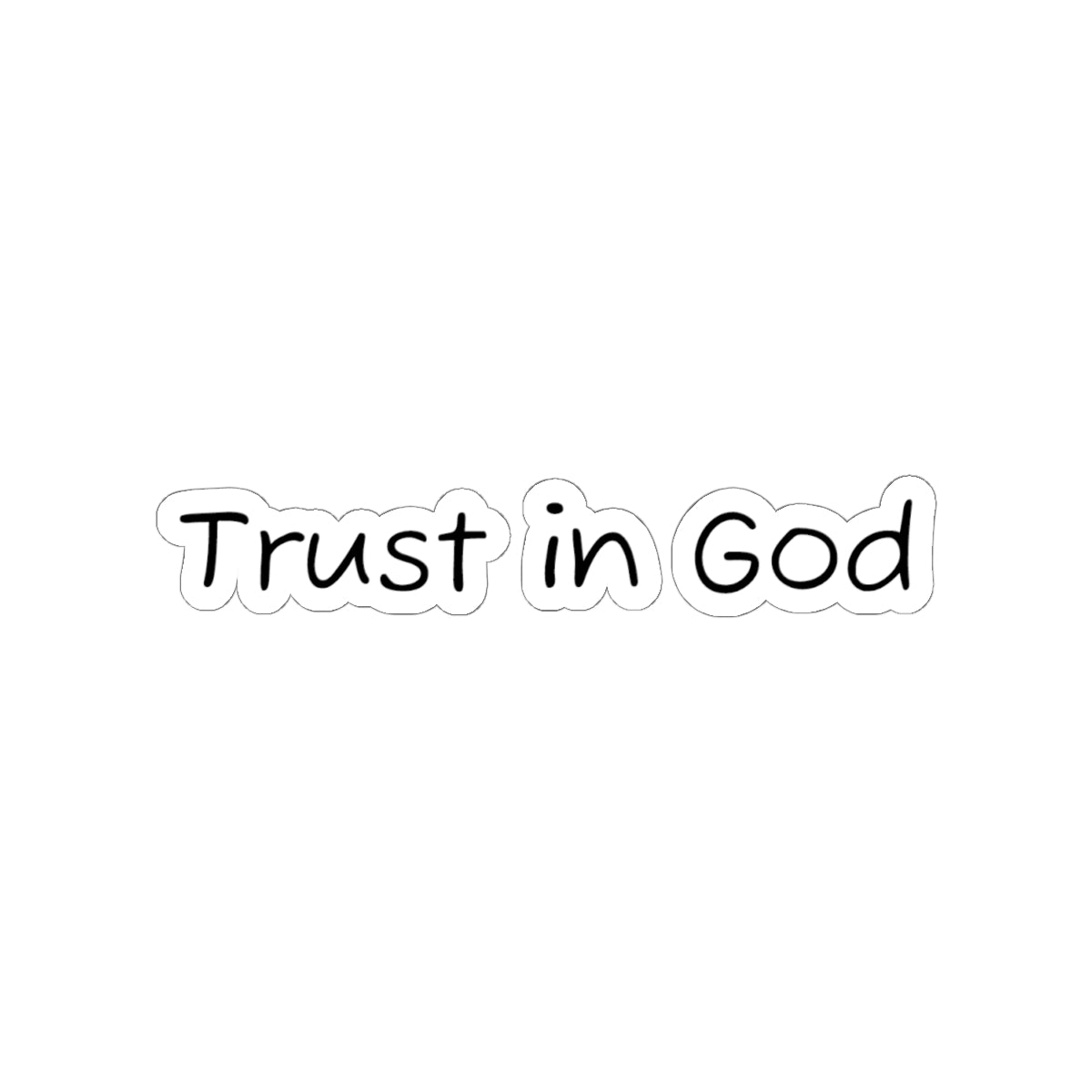 Trust in God Kiss-Cut Stickers