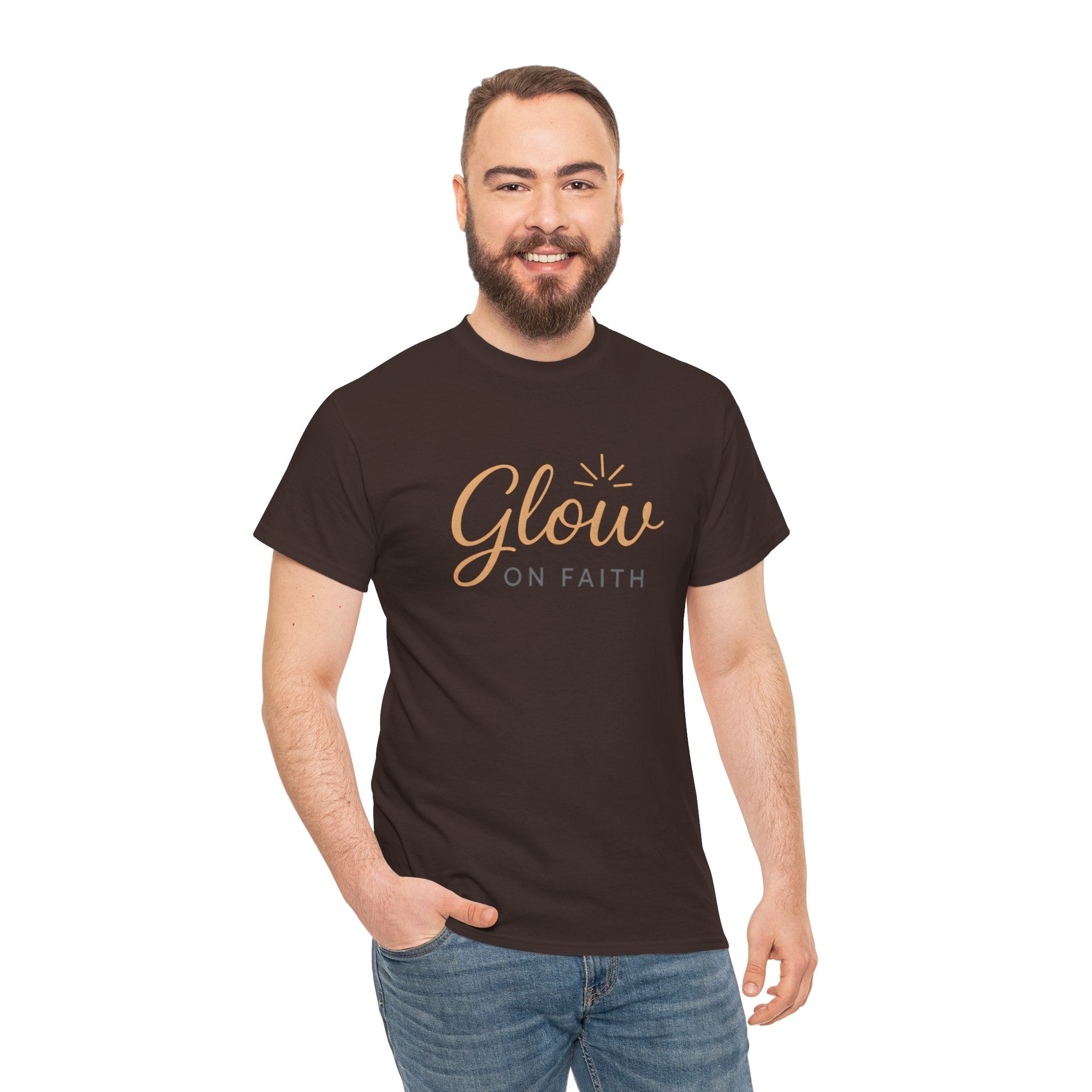 Glow on Faith | Unisex Heavy Cotton Tee
