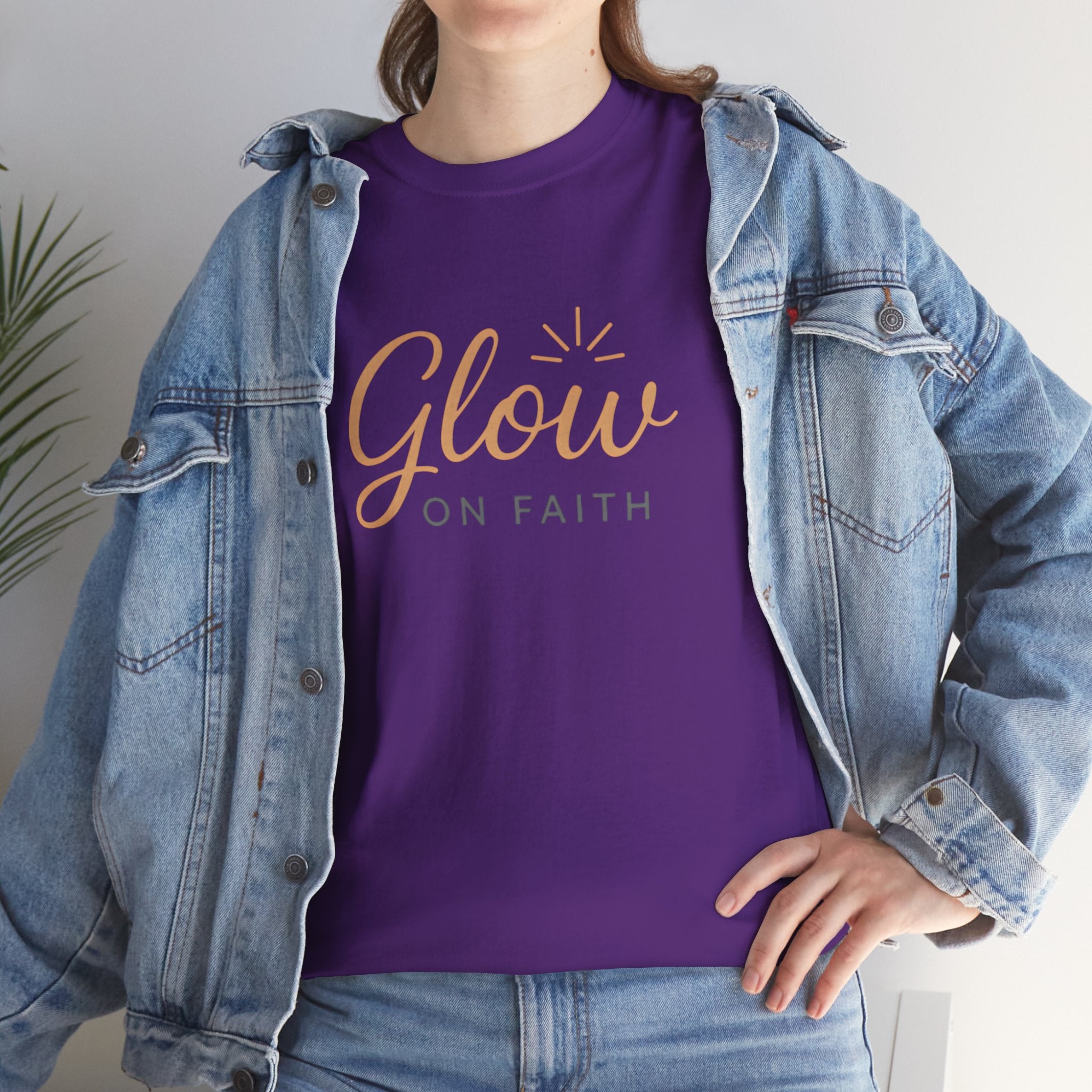 Glow on Faith | Unisex Heavy Cotton Tee