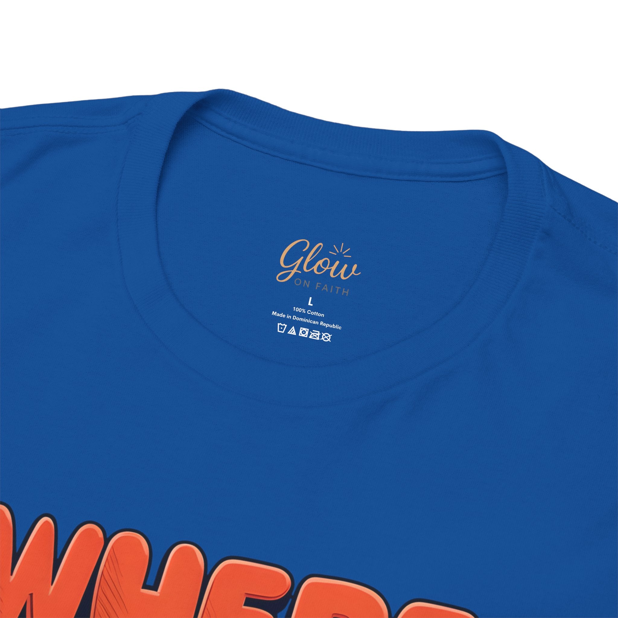 Where God Guides, He Provides | Unisex Cotton T-Shirt