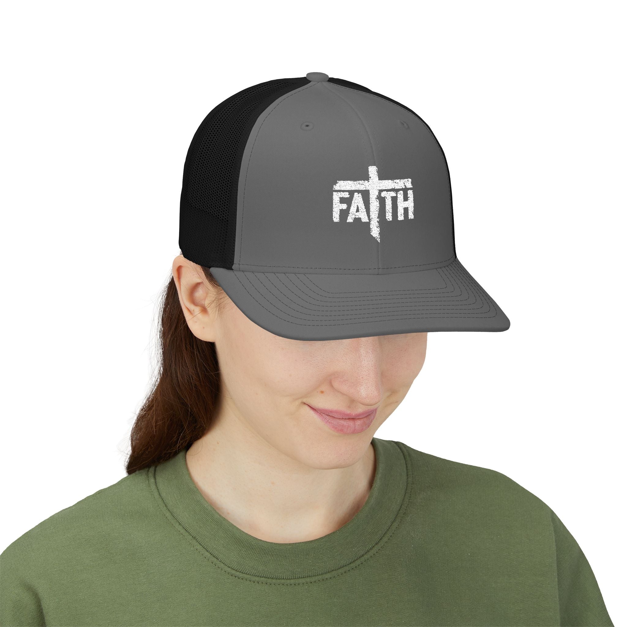 Faith Snapback Trucker Cap