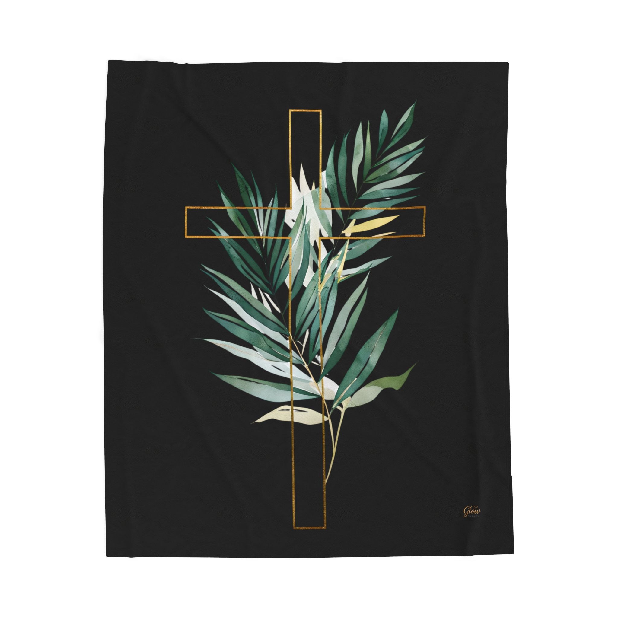 Cross | Cozy Velveteen Plush Blanket