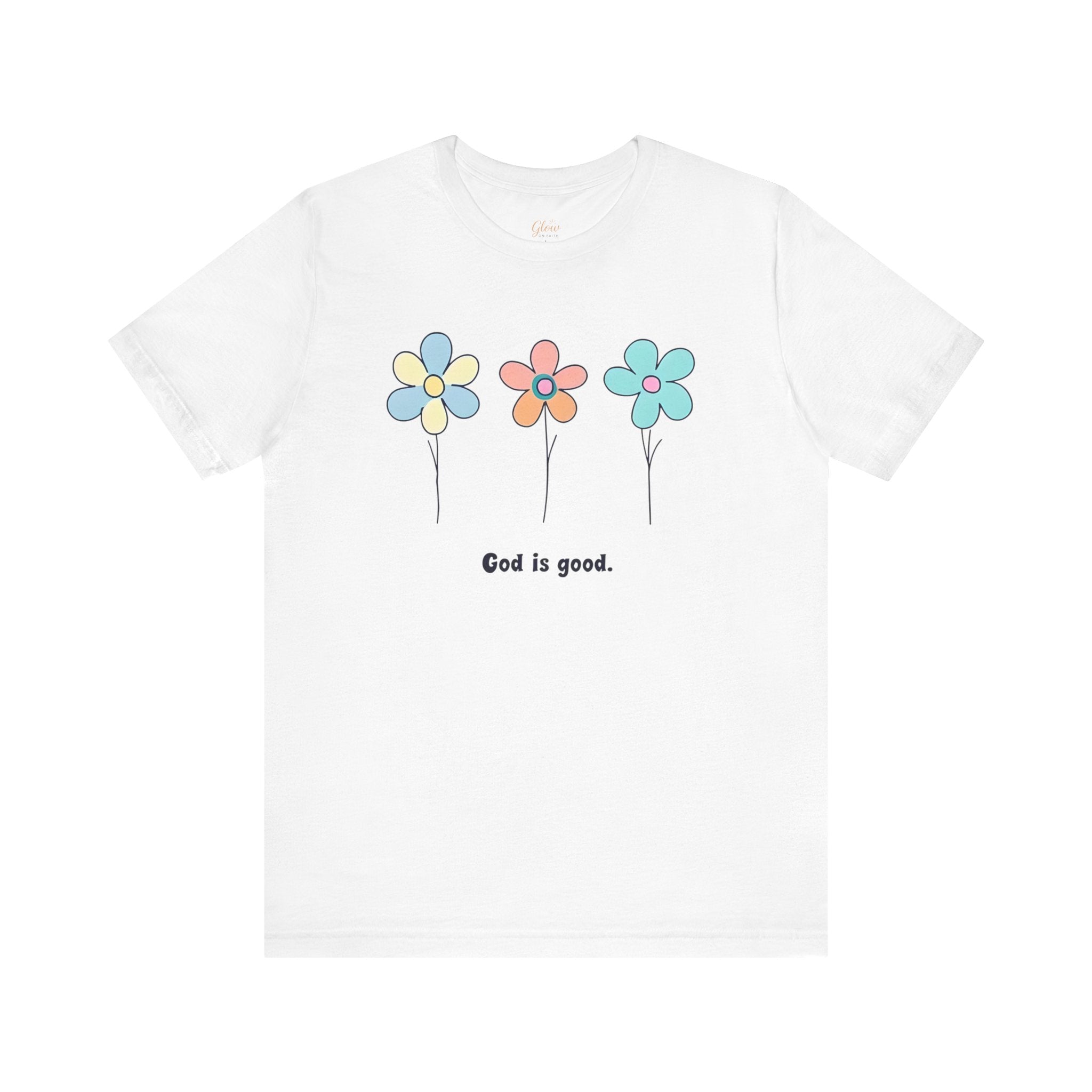 Floral God Is Good | Unisex Short Sleeve Shirt
