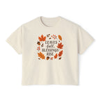 Fall Blessings | Women's Boxy Tee