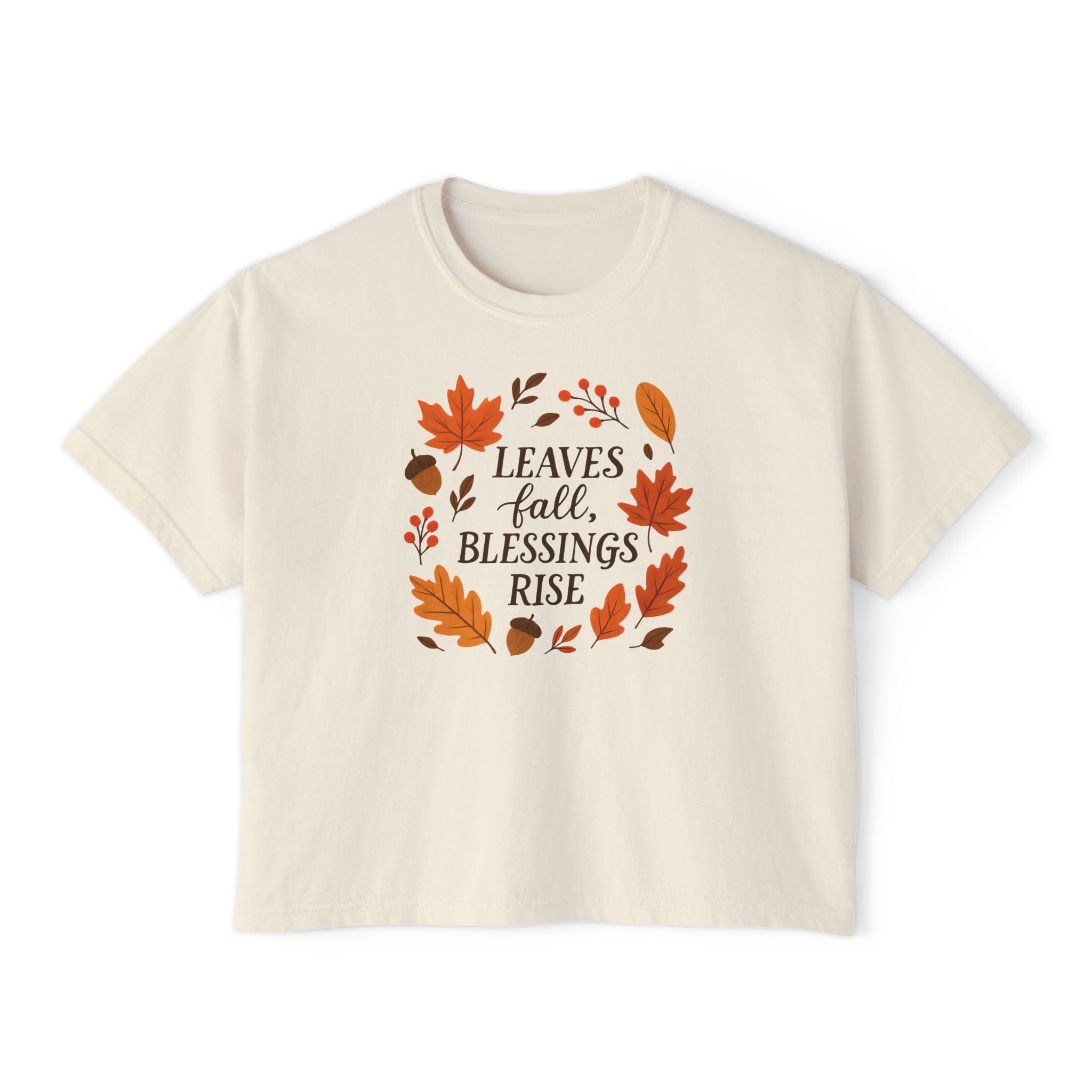Fall Blessings | Women's Boxy Tee