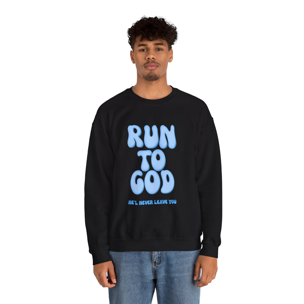 Run to God | Unisex Crewneck Sweatshirt