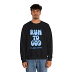 Run to God | Unisex Crewneck Sweatshirt