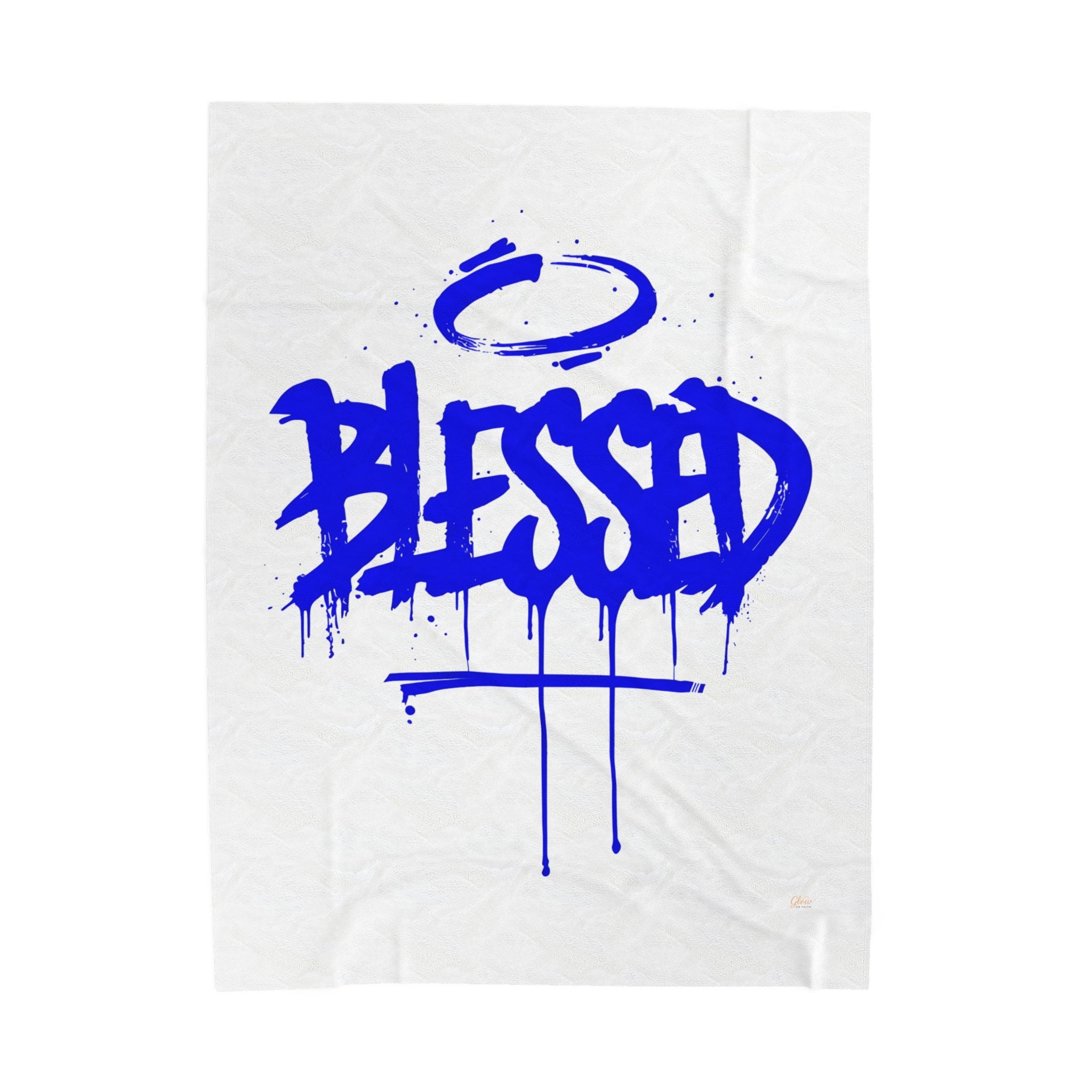 Blessed | Cozy Velveteen Plush Blanket
