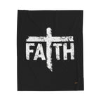 Faith | Cozy Velveteen Plush Blanket