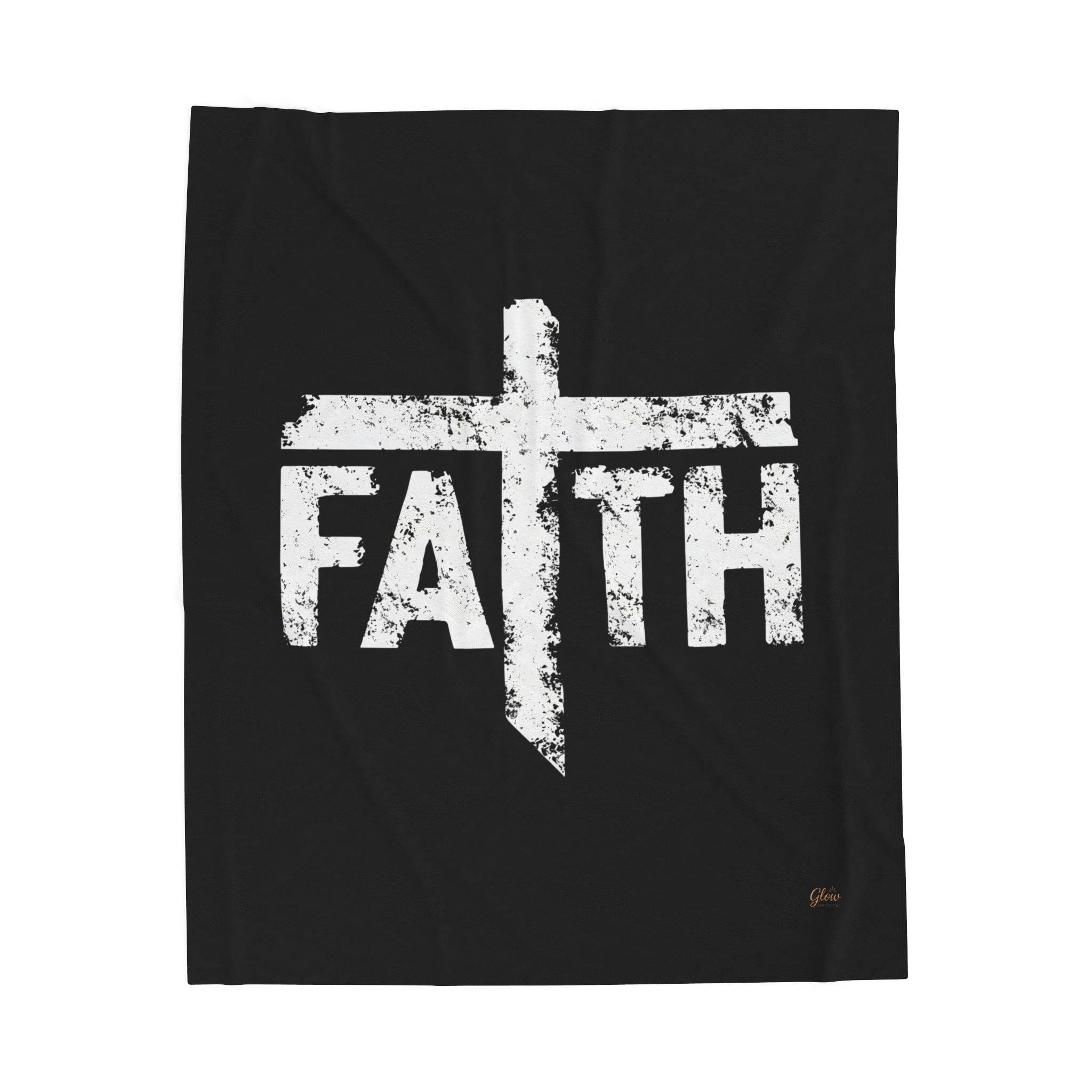 Faith | Cozy Velveteen Plush Blanket