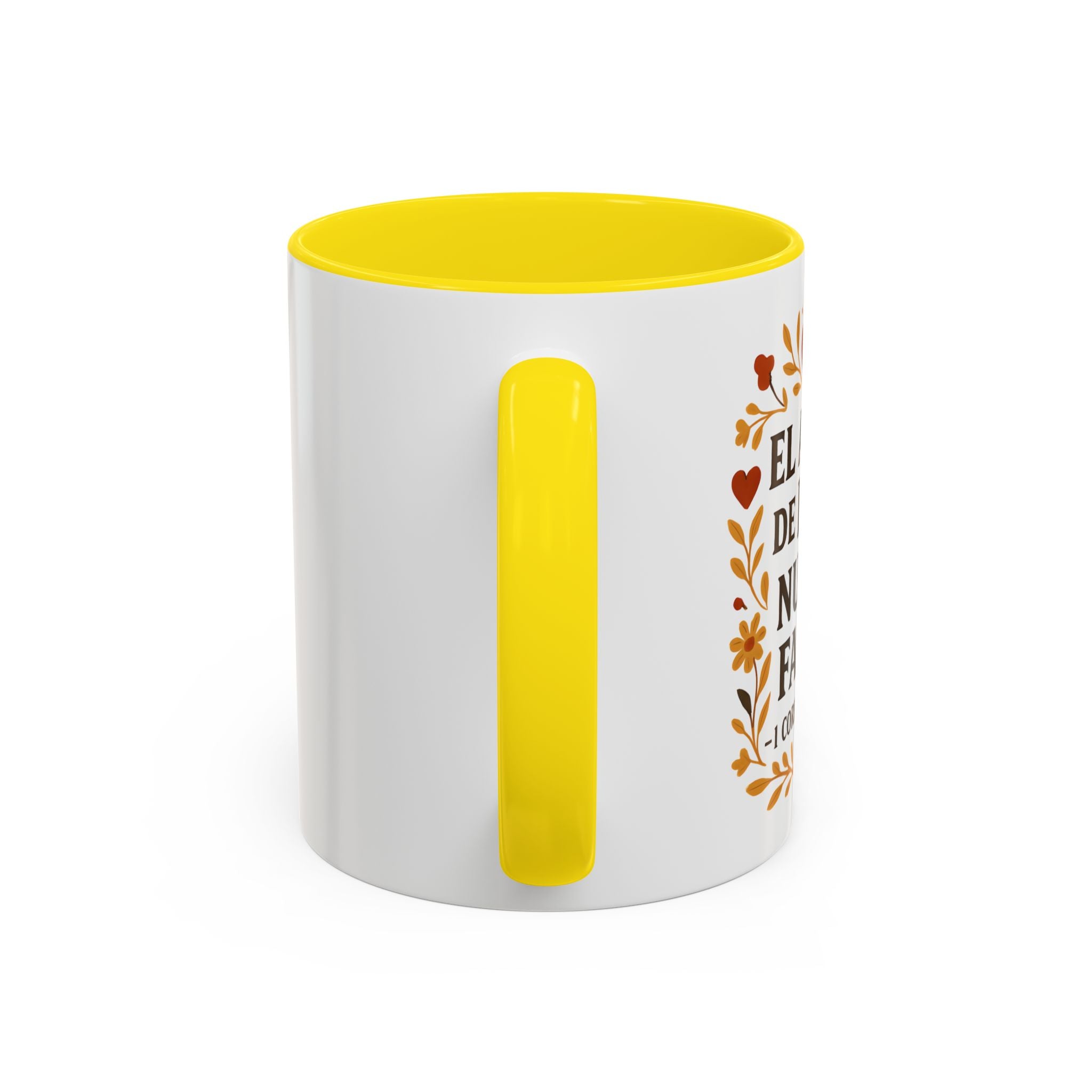 El amor de Dios nunca falla. — 1 Corintios 13:8 | Accent Coffee Mug
