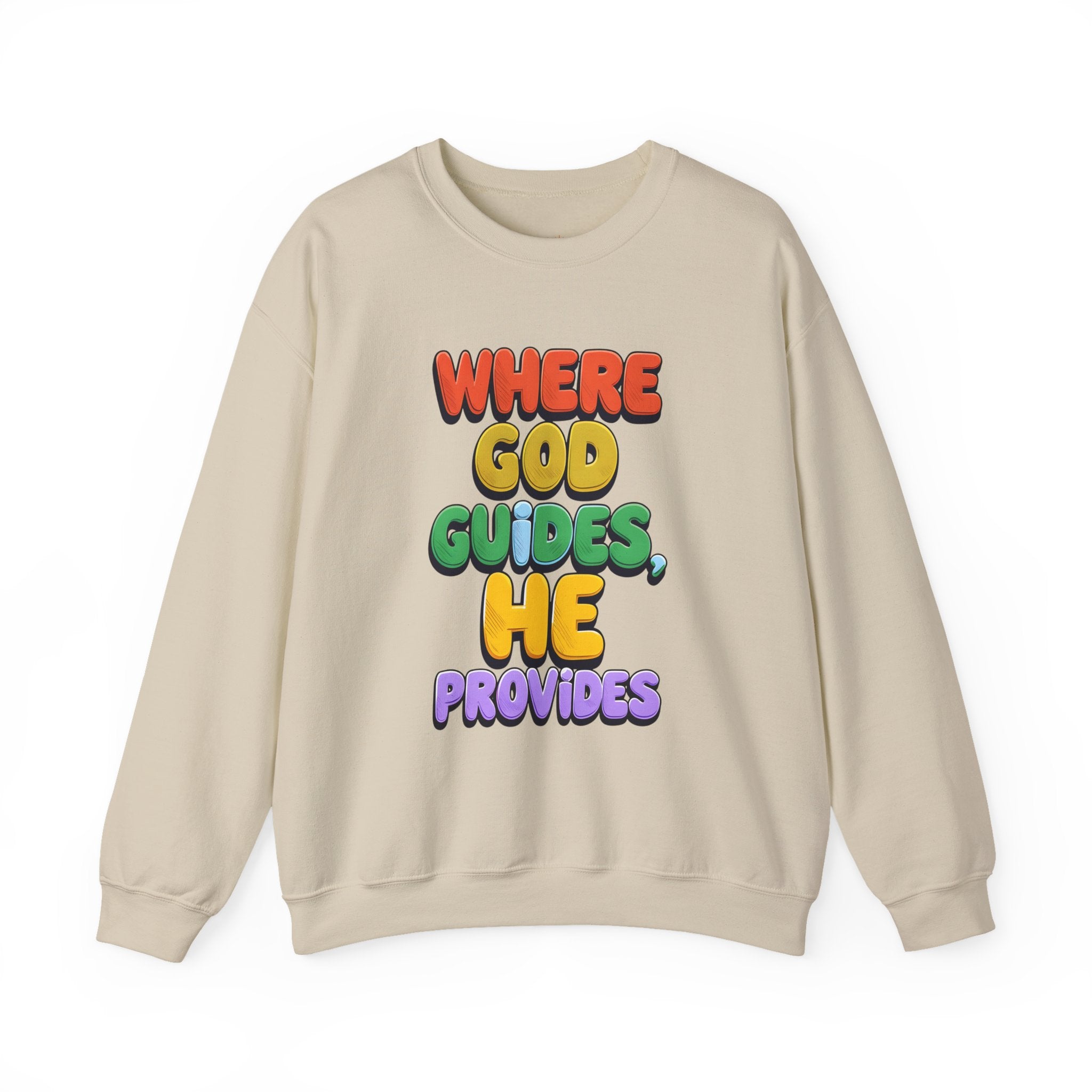 Where God Guides | Unisex Crewneck Sweatshirt