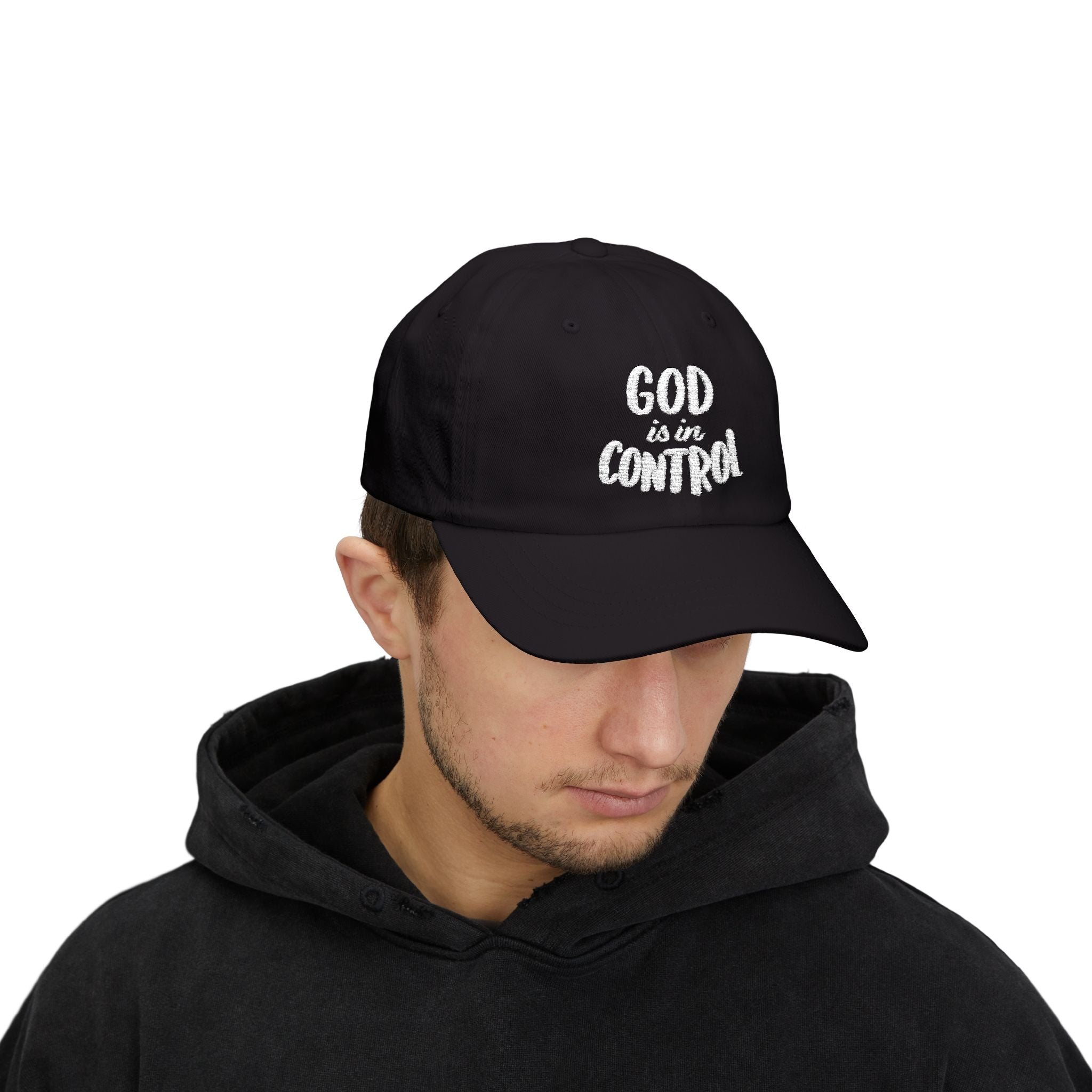 God Is In Control | Classic Dad Cap