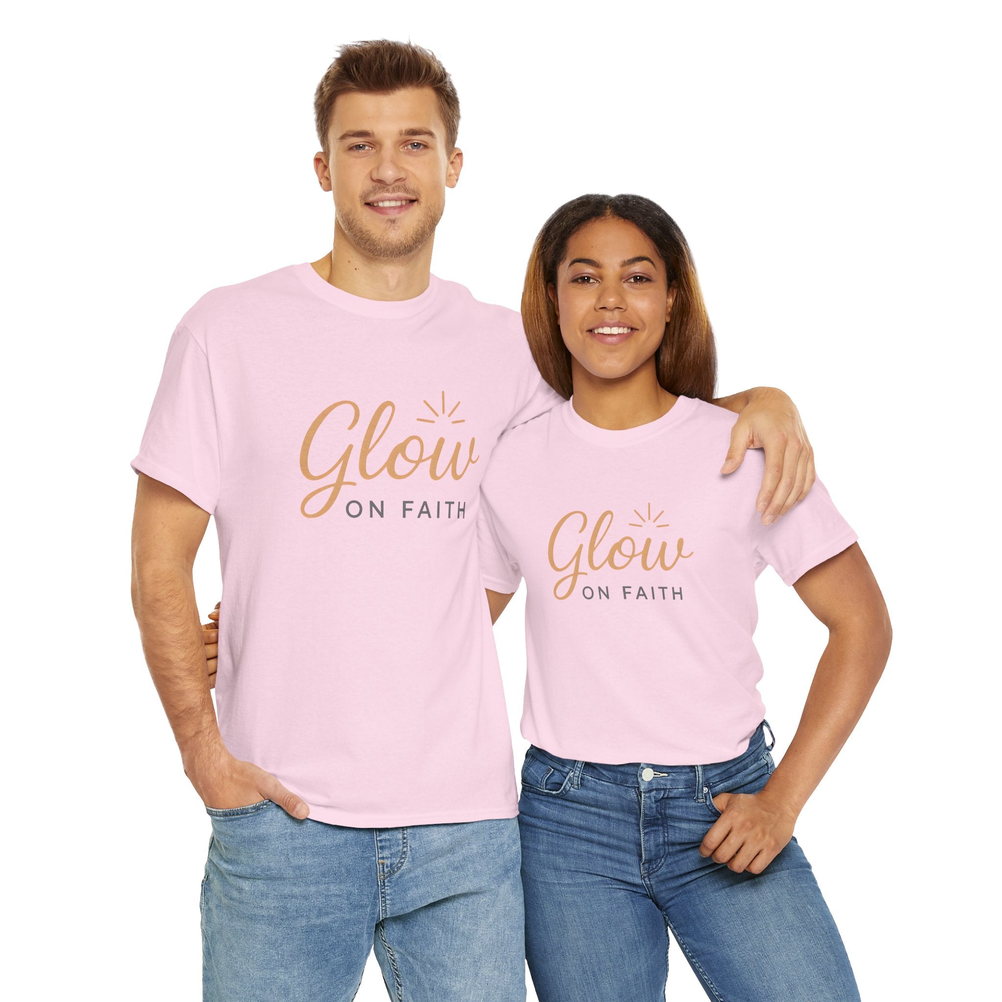 Glow on Faith | Unisex Heavy Cotton Tee