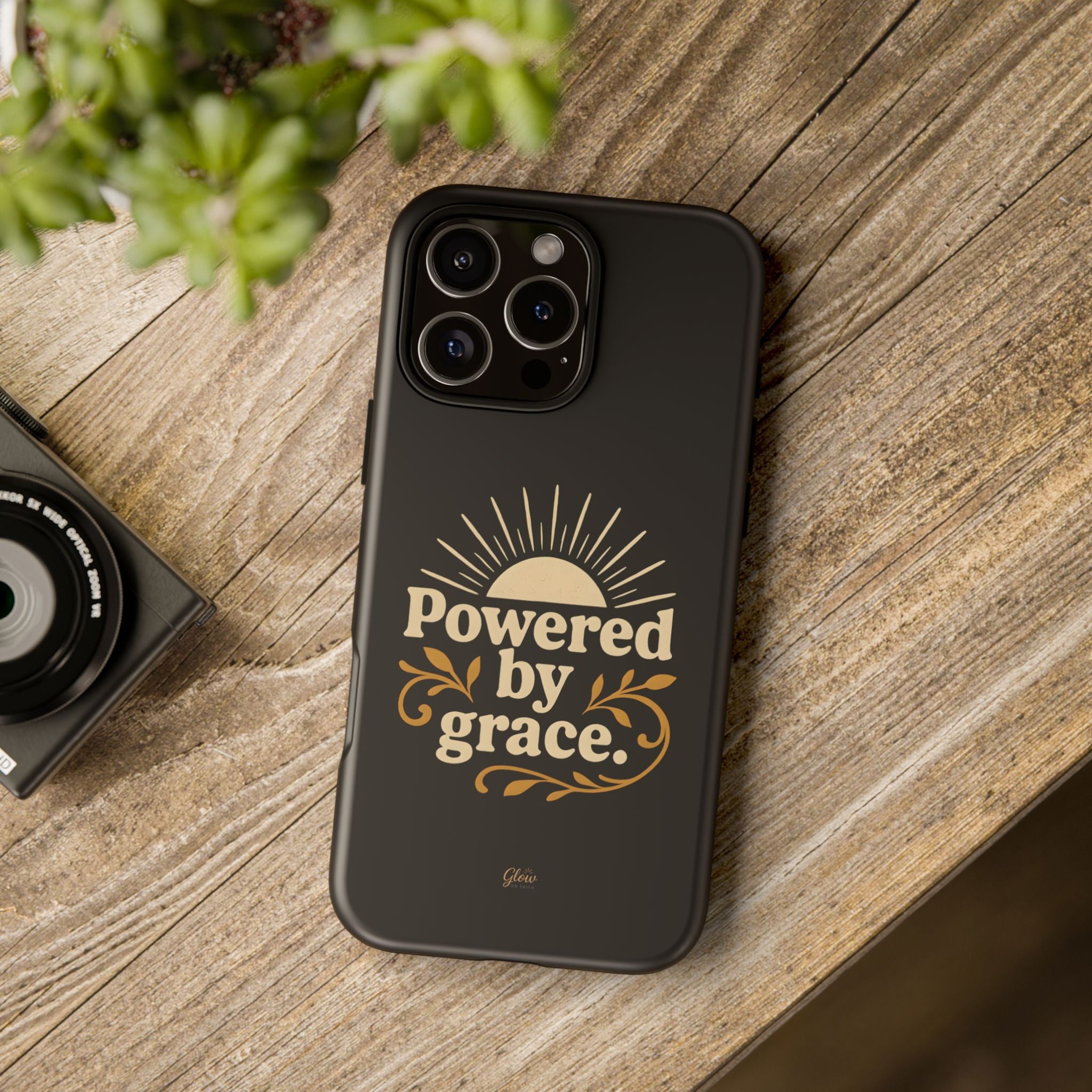 Powered by Grace | Phone Case