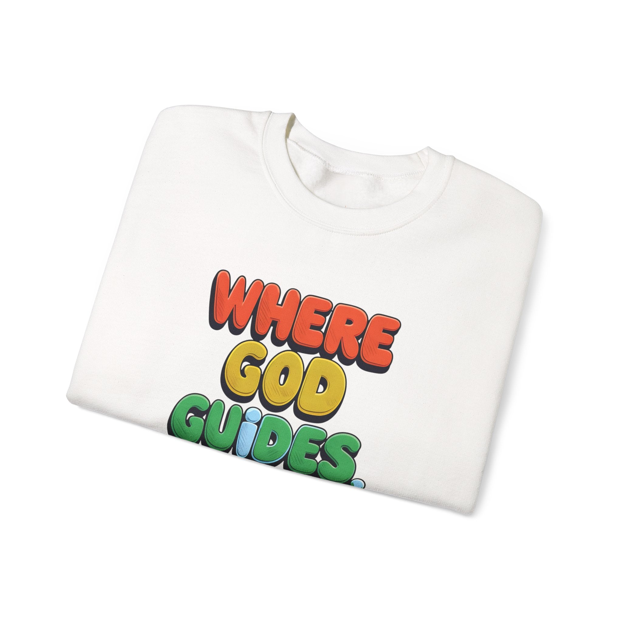 Where God Guides | Unisex Crewneck Sweatshirt