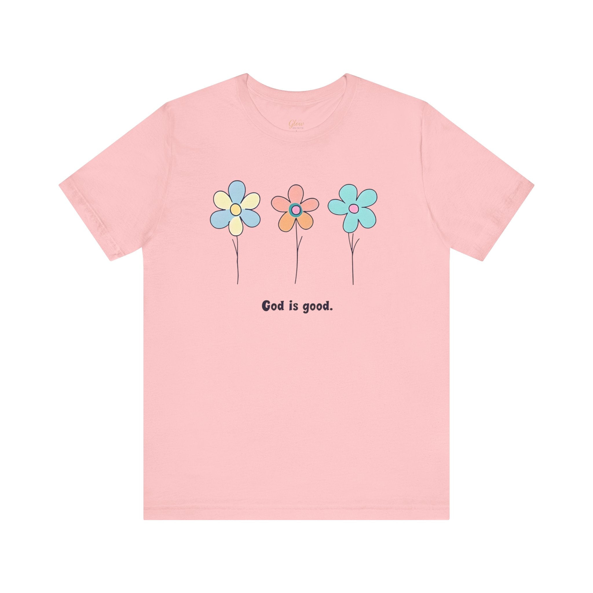Floral God Is Good | Unisex Short Sleeve Shirt