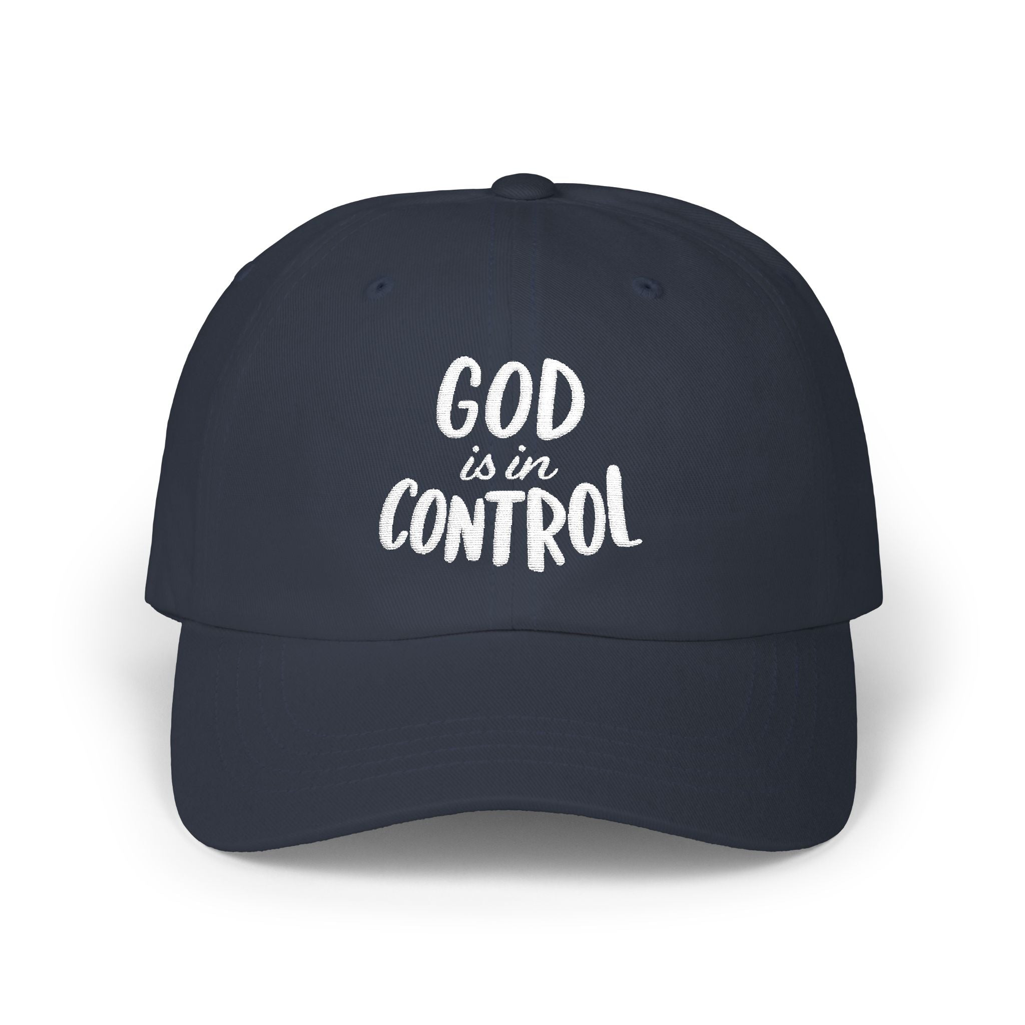 God Is In Control | Classic Dad Cap
