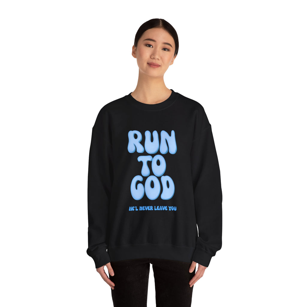 Run to God | Unisex Crewneck Sweatshirt