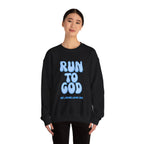 Run to God | Unisex Crewneck Sweatshirt