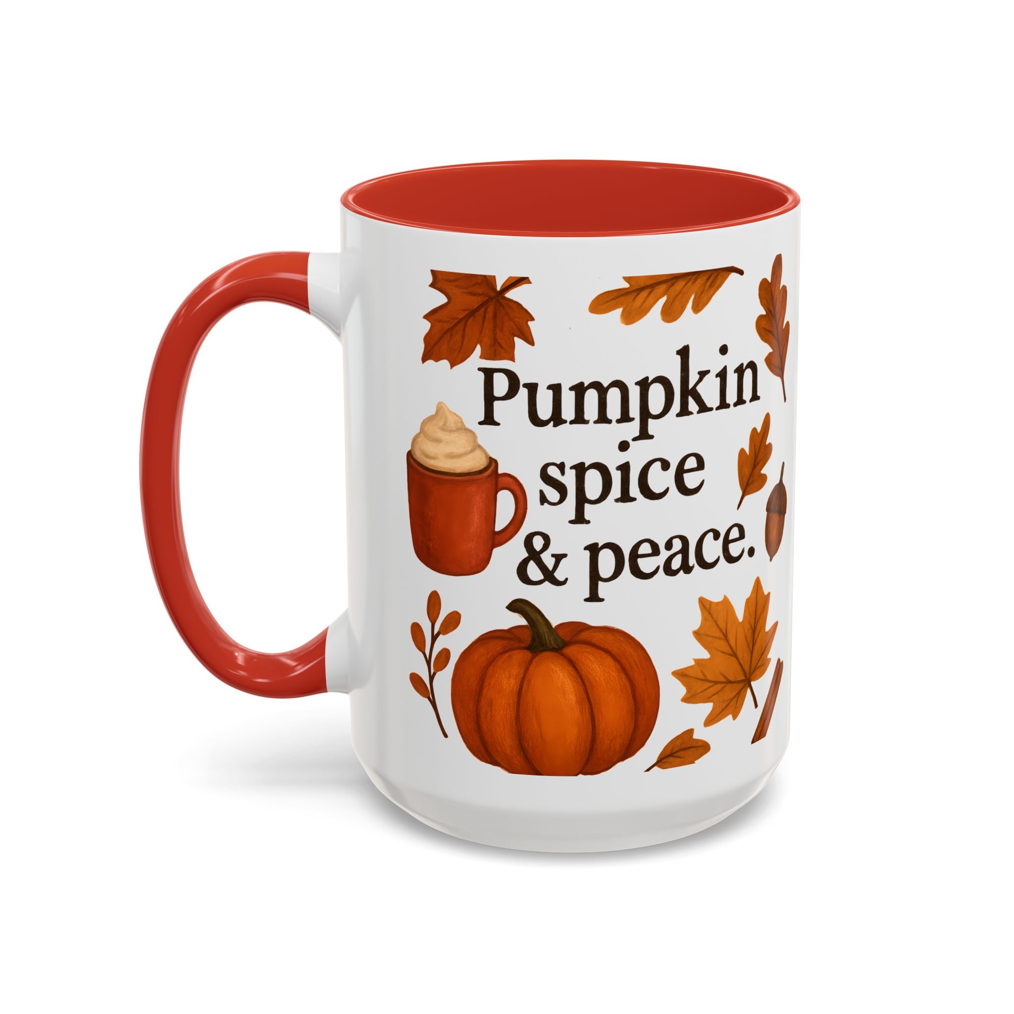 Pumpkin Spice & Peace | Autumn Coffee Mug