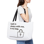 Faith is always with me, in my bag. | Weekender Tote/Bag