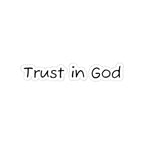 Trust in God Kiss-Cut Stickers