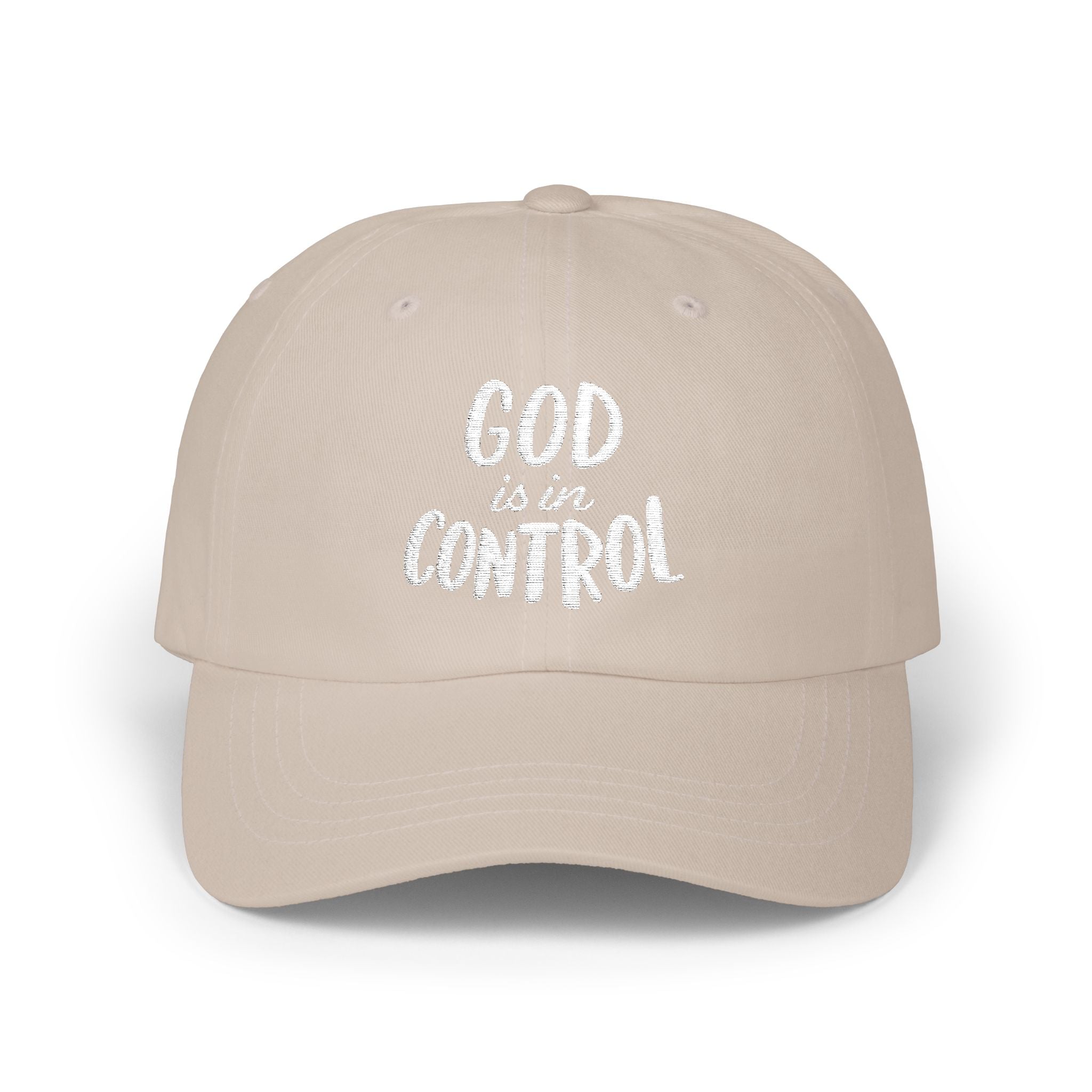 God Is In Control | Classic Dad Cap