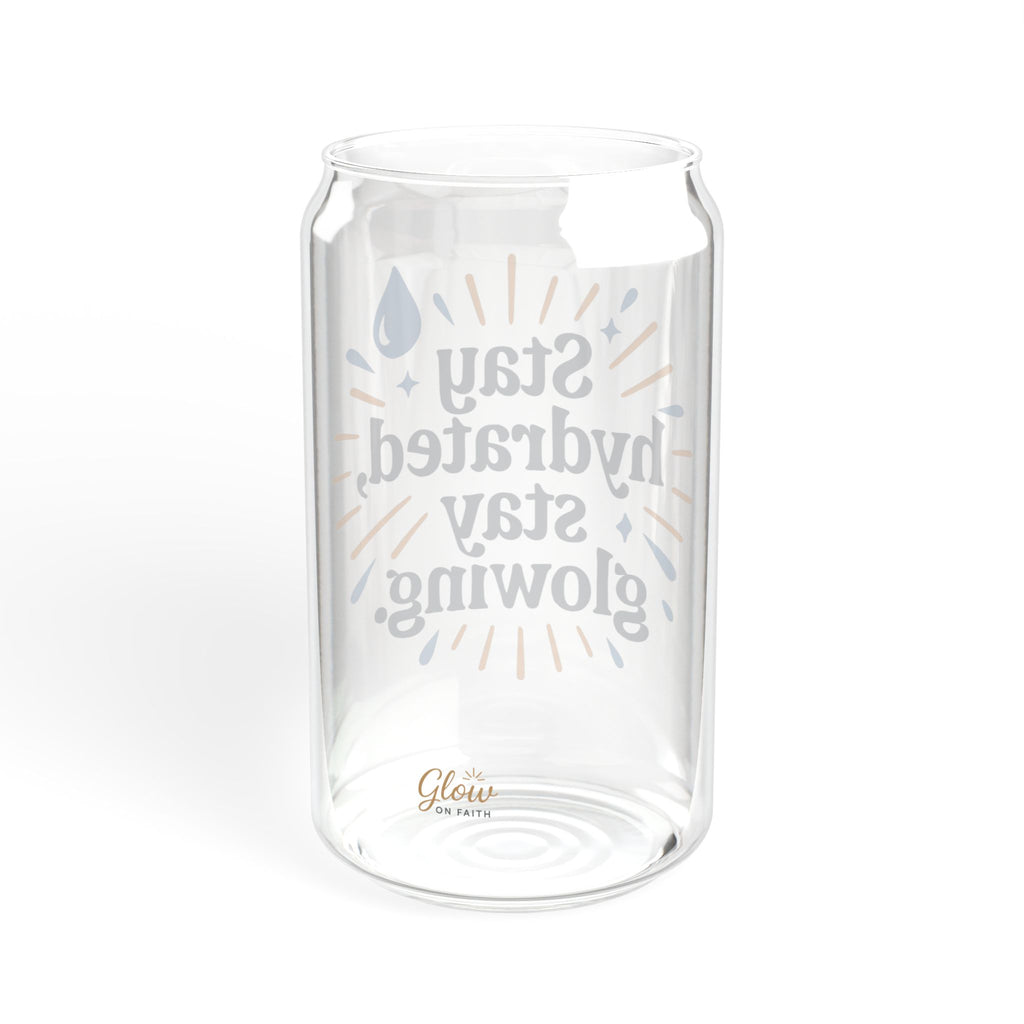 Stay Hydrated | Sipper Glass, 16oz