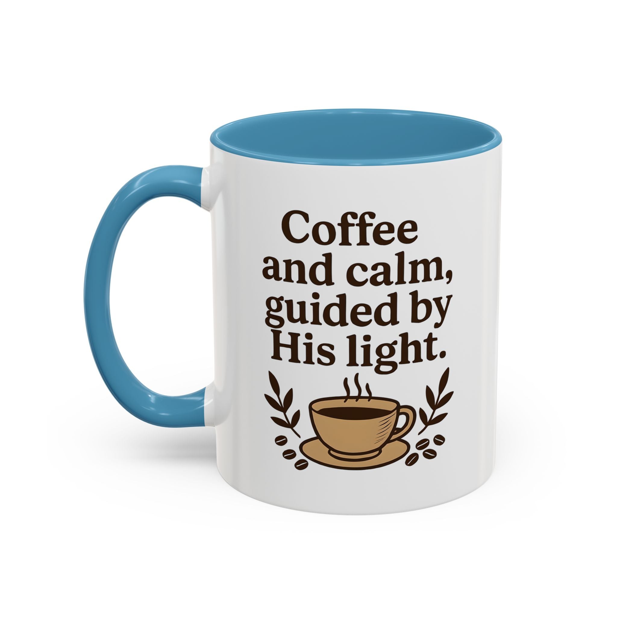 Coffee and calm, guided by His light. | Coffee Mug