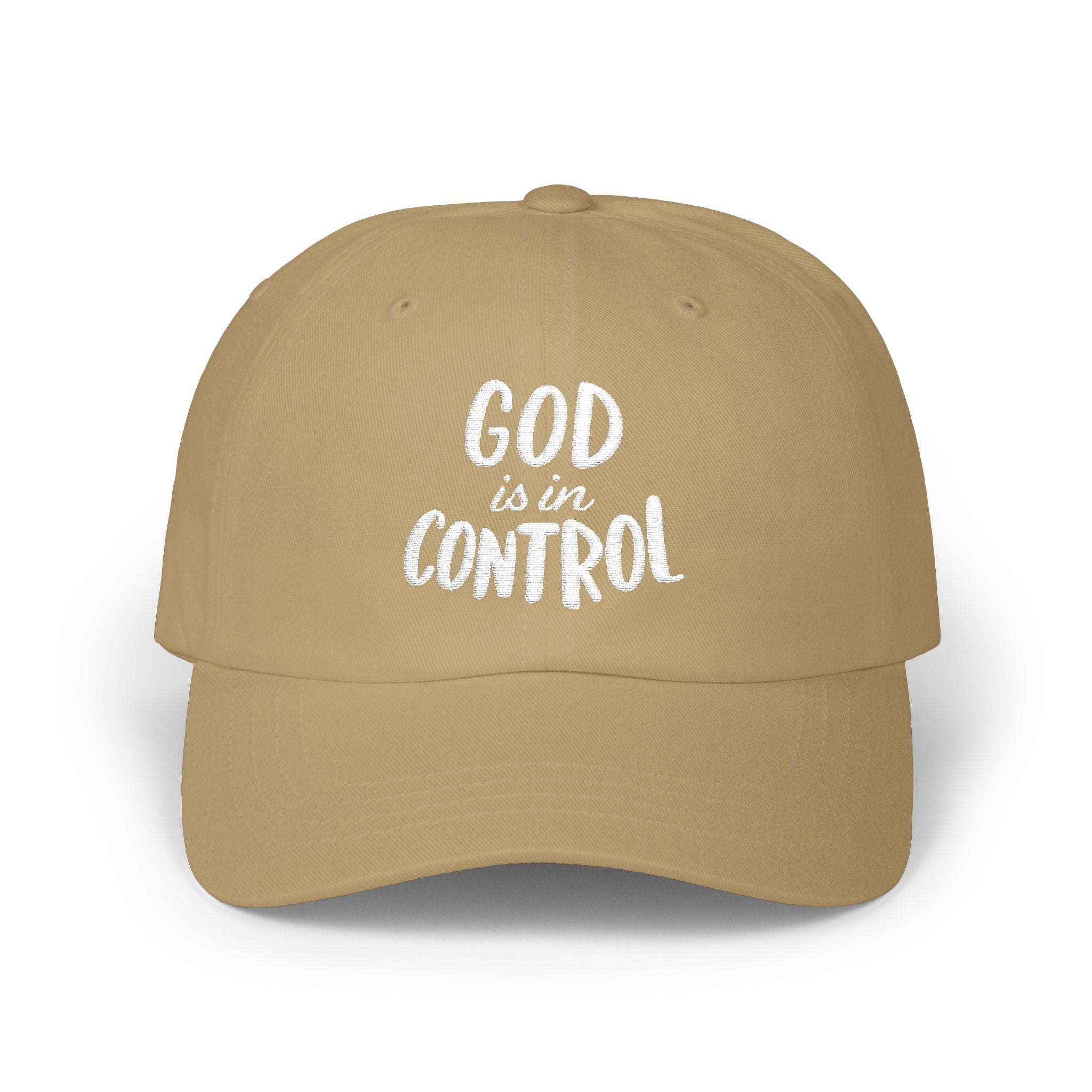 God Is In Control | Classic Dad Cap