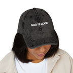 God is Good | Vintage Embroidered Hat