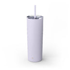 God’s love never fails. — 1 Corinthians 13:8 | Skinny Tumbler with Straw