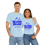 Blessed | Unisex Graffiti Style Heavy Cotton Tee