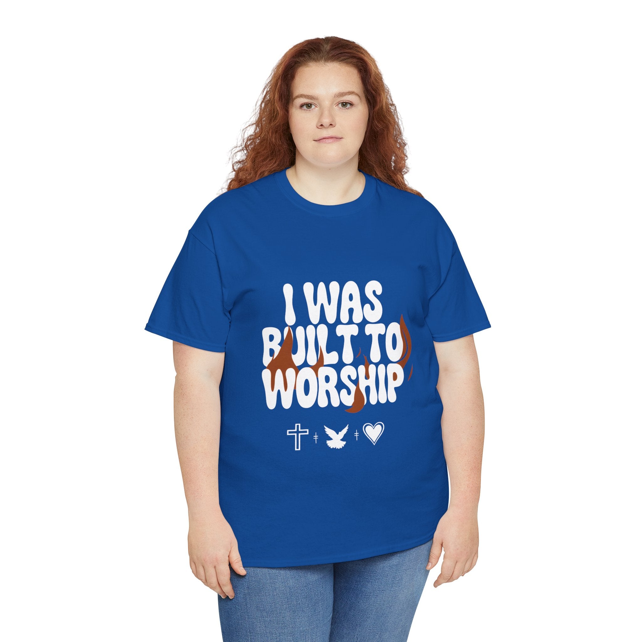 I was built to worship | Unisex Heavy Cotton Tee