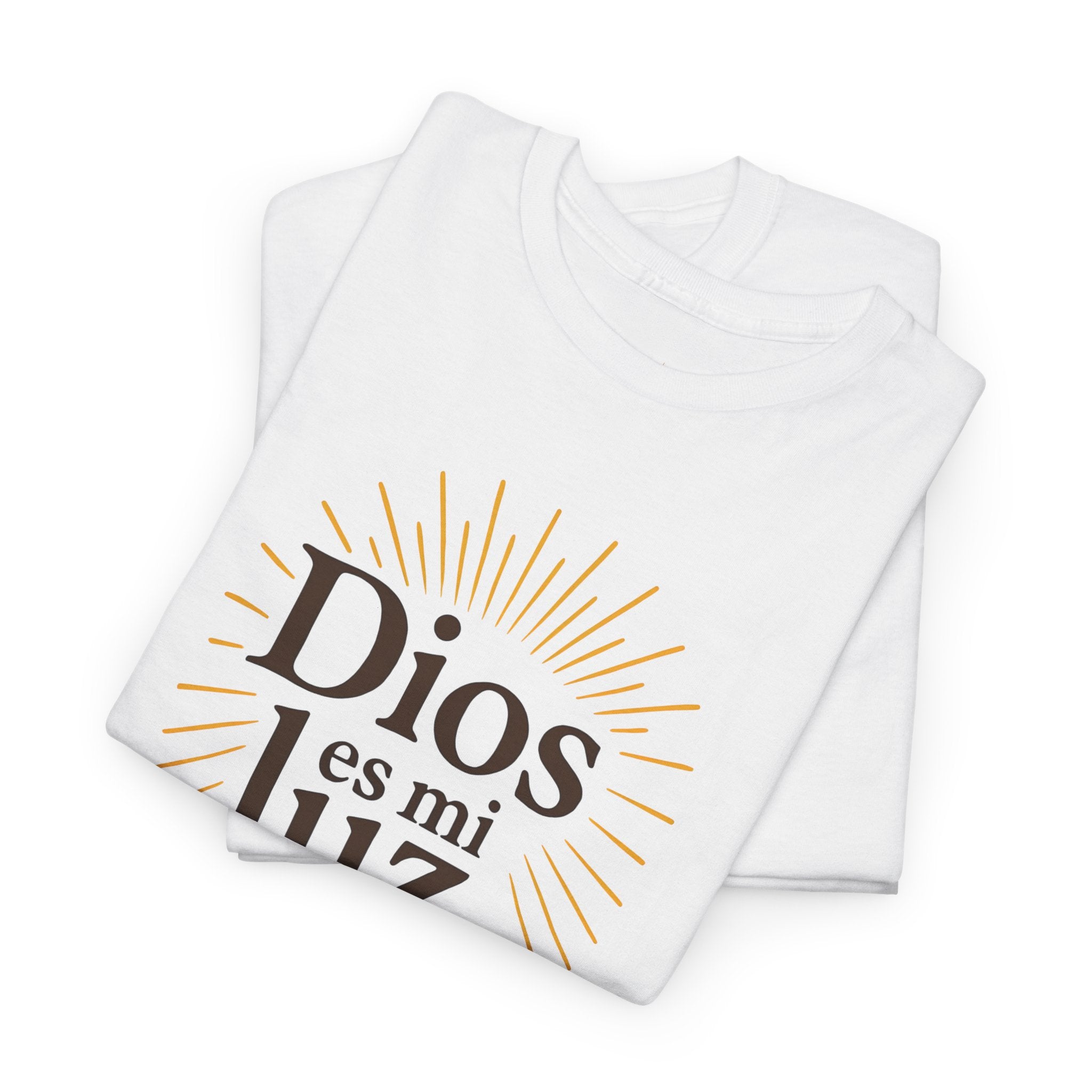 Dios es mi luz. — Salmos 27:1 | Unisex Cotton Tee