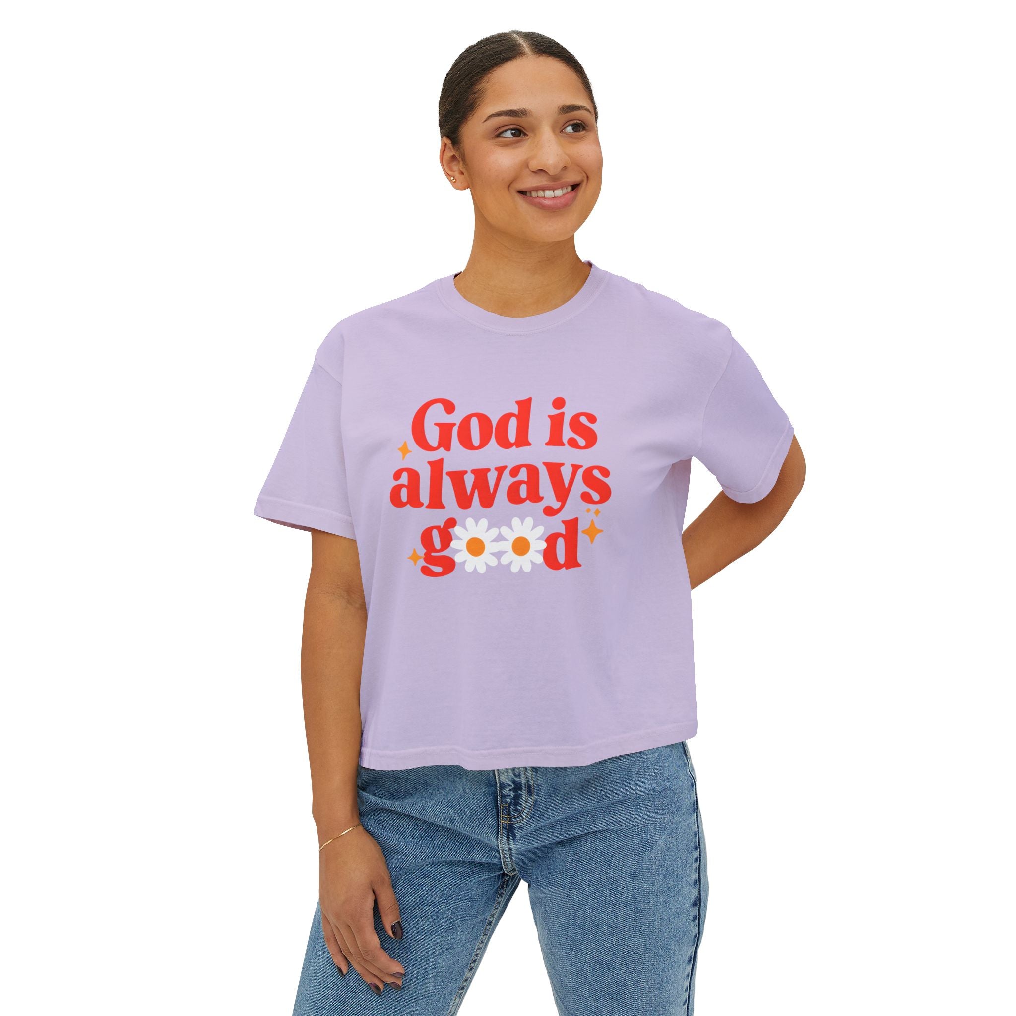 God is Always Good | Women's Boxy Tee