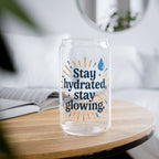 Stay Hydrated | Sipper Glass, 16oz