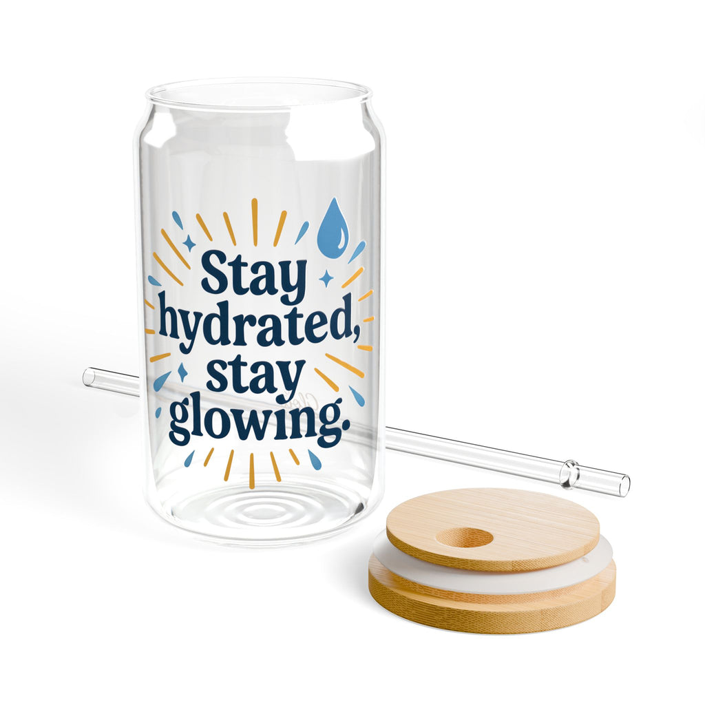 Stay Hydrated | Sipper Glass, 16oz