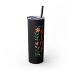 God’s love never fails. — 1 Corinthians 13:8 | Skinny Tumbler with Straw
