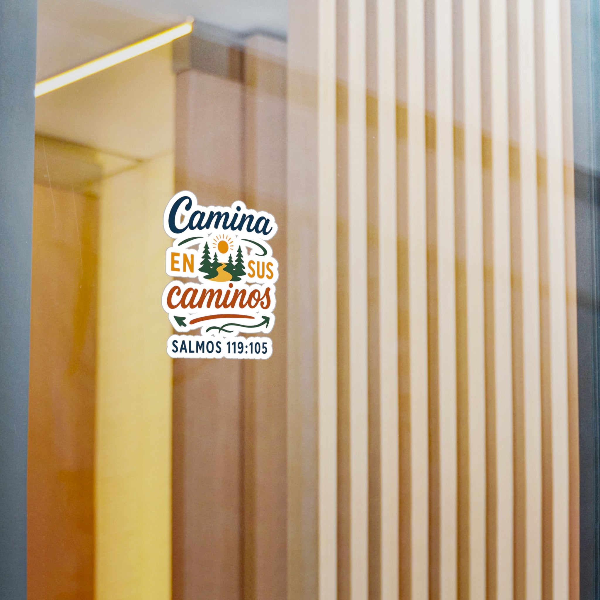 Camina en sus caminos | Kiss-Cut Sticker